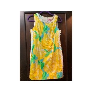 Lilly Pulitzer NWT Mila Shift sz10 Sunglow Yellow